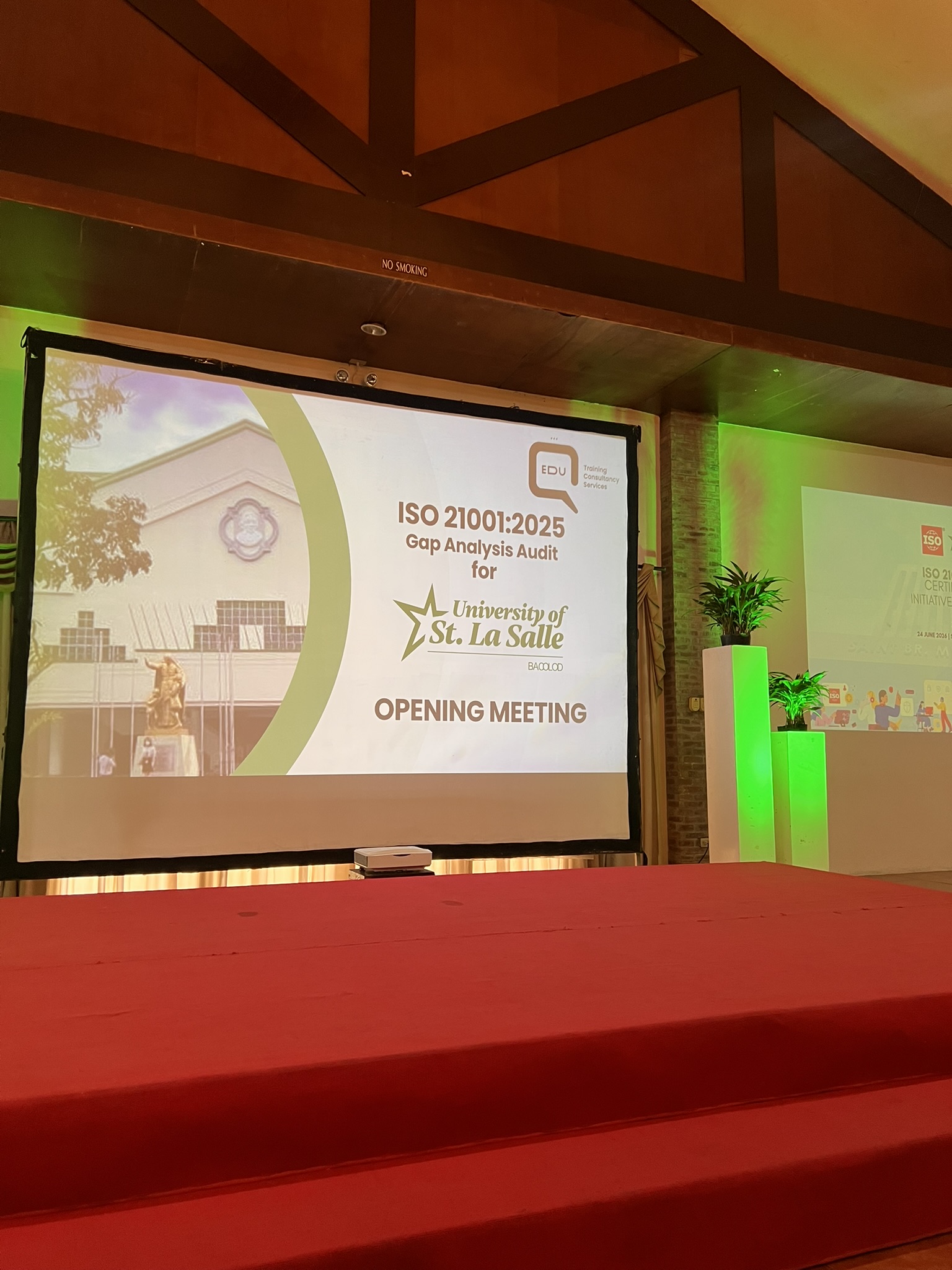 University of St. La Salle ISO 21001 Engagement